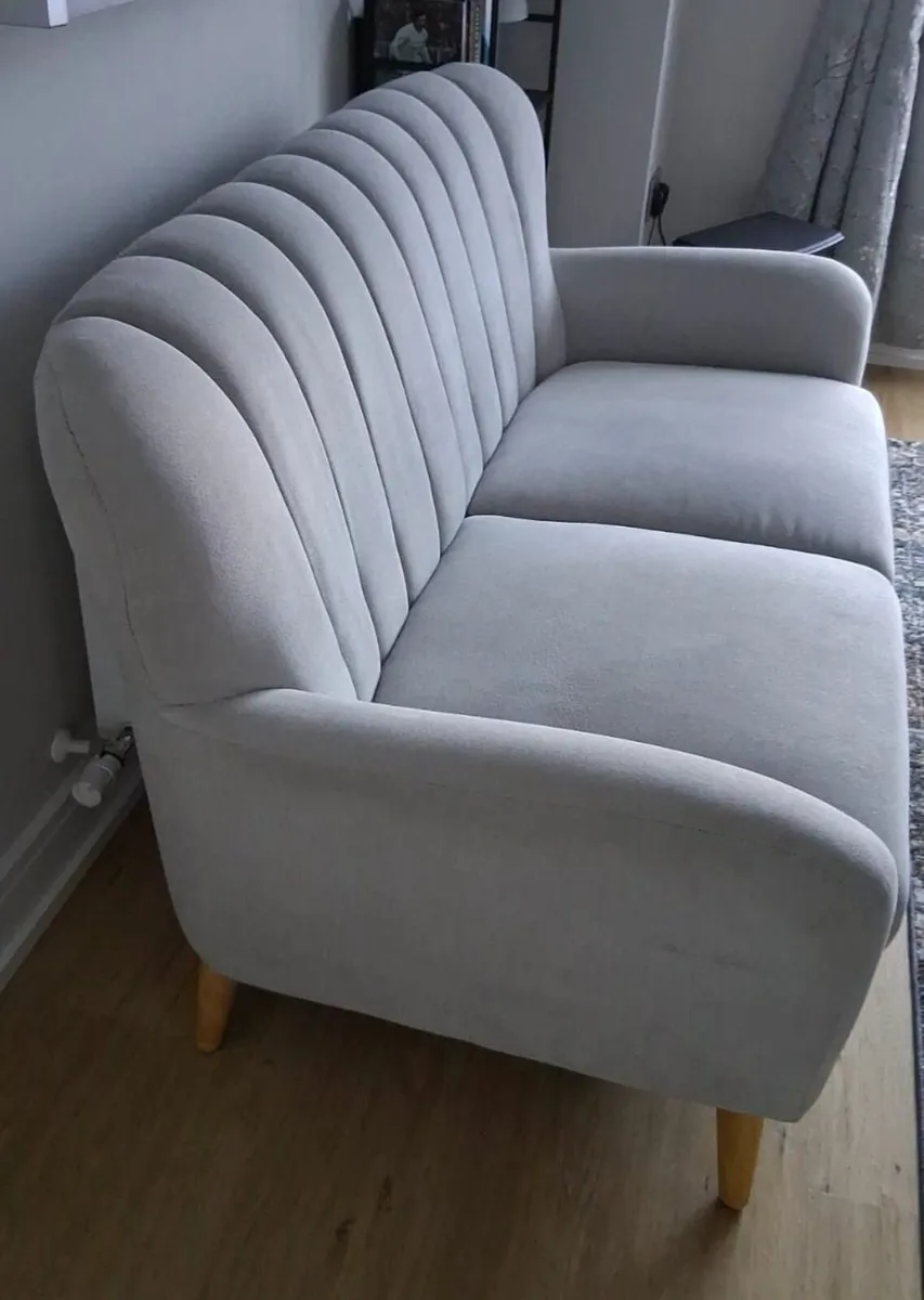 FOR SALE - Grey 2 Seater Sofa/Couch/Settee - Image 3