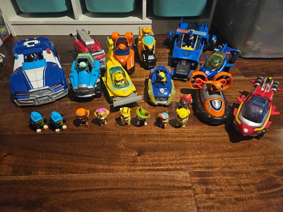 Selection of paw patrol toys