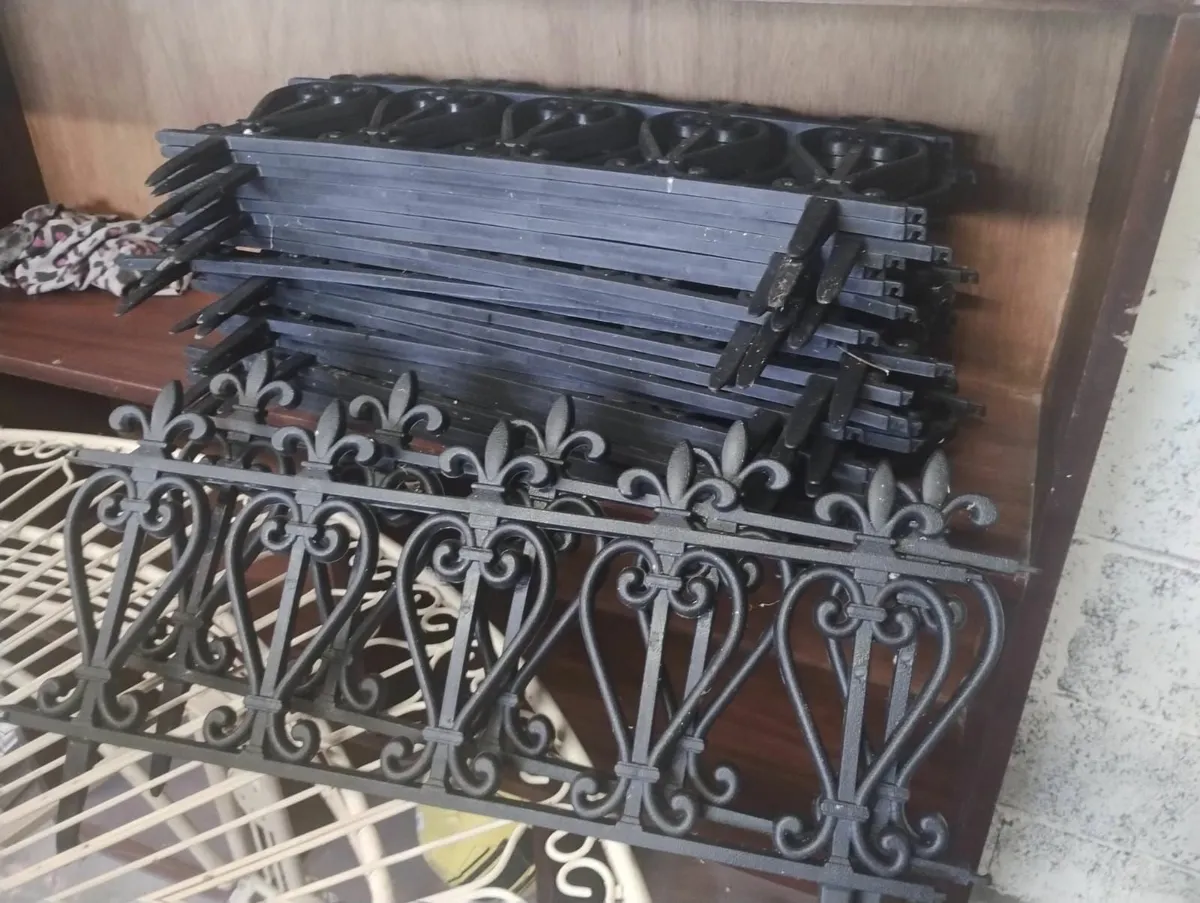 decorative garden fencing or railing panels— - Image 1