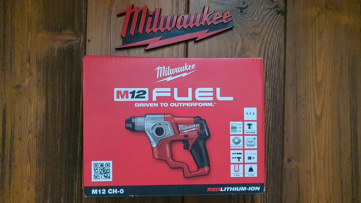 Milwaukee M12 Fuel SDS-Plus Hammer Drill - Image 1