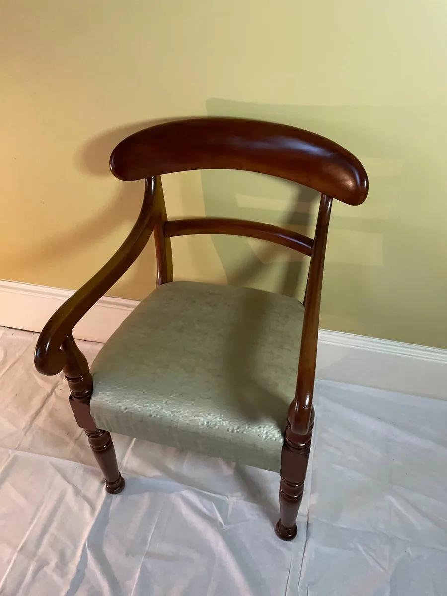 Vintage Mahogany Carver Armchair - Image 3