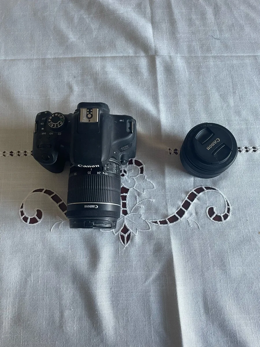 Canon EOS 750D with 18-55mm lens and 50mm 1:1.8 - Image 1
