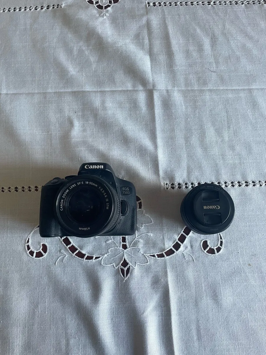 Canon EOS 750D with 18-55mm lens and 50mm 1:1.8 - Image 2