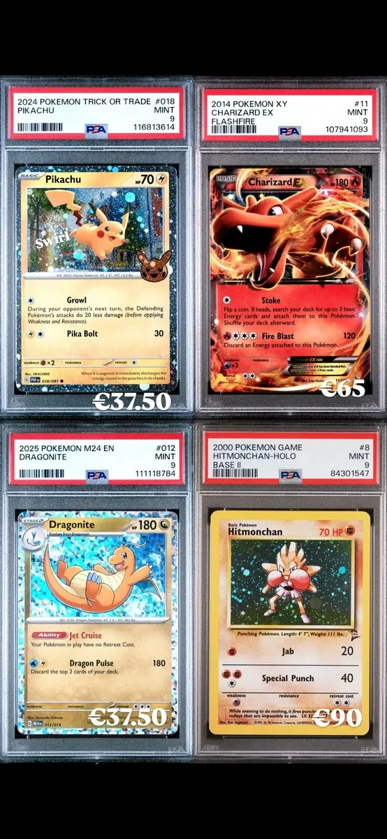 Pokemon Psa Graded Espeon_sean - Image 1