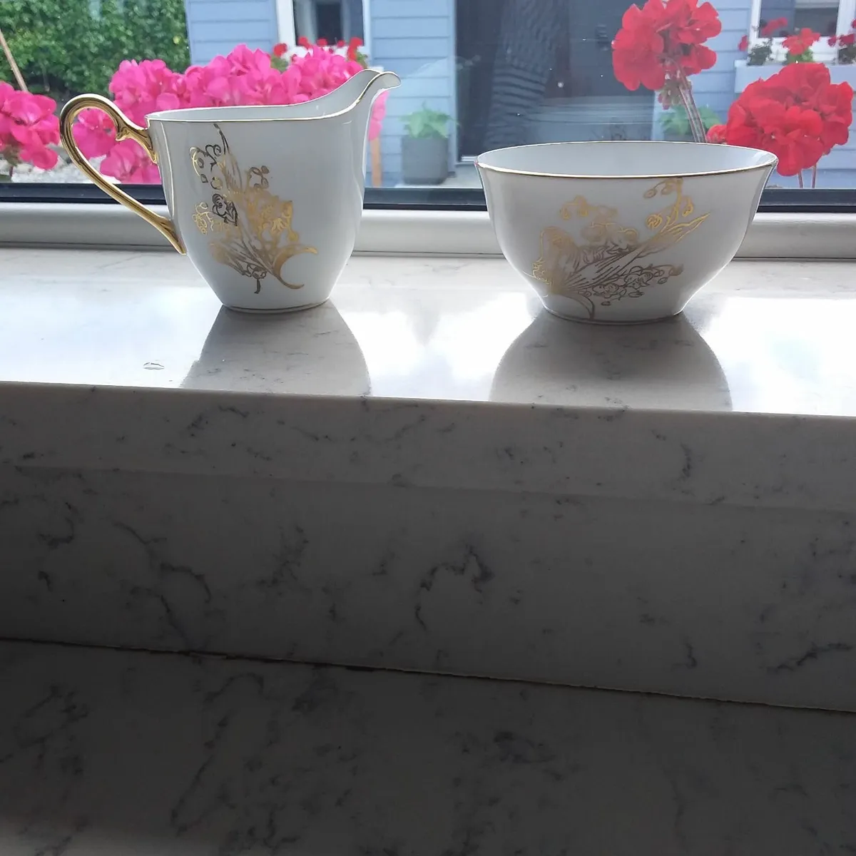 Vintage Bone China Tea Service - Image 4