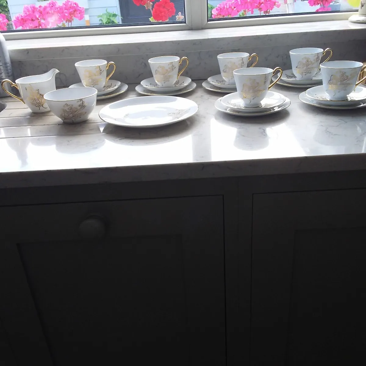 Vintage Bone China Tea Service - Image 1