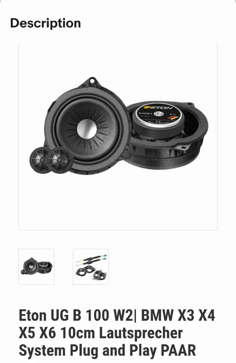 Eton UG B100 W2 – 10 cm (4") 2-Way Plug & Play Spe - Image 3