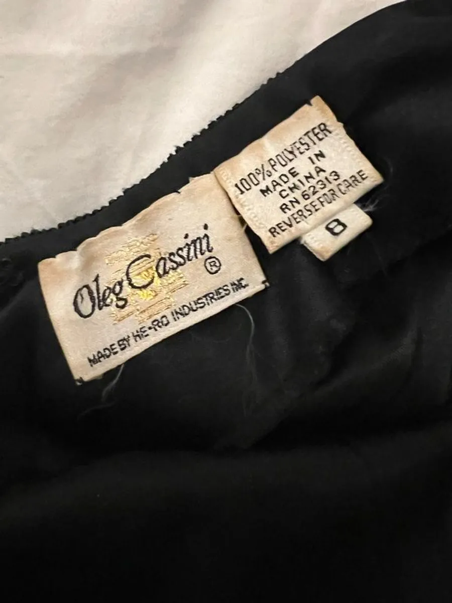 Oleg Cassini Sequin mini dress - Image 3