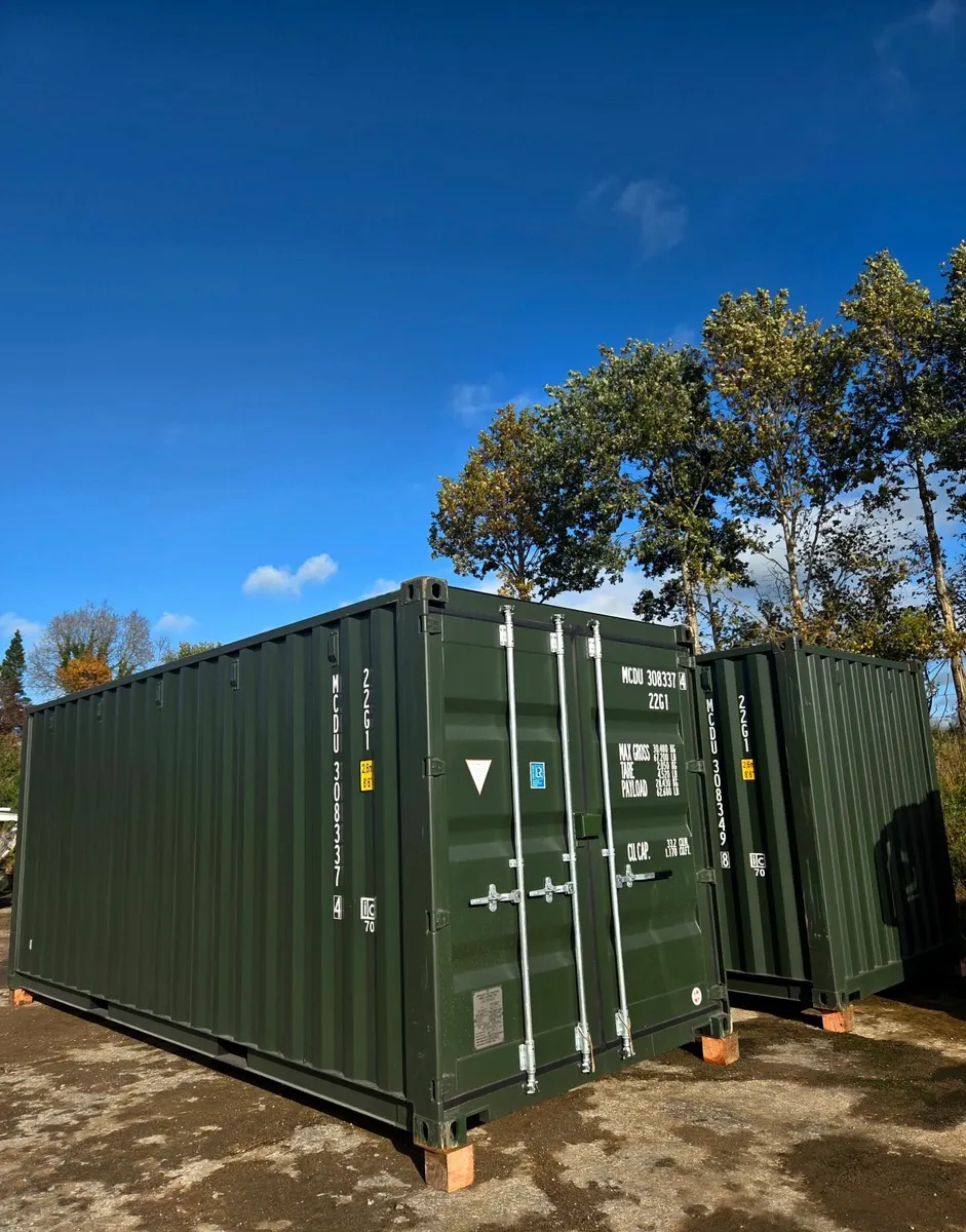 NEW 20ft Shipping Container in Green 2025 🌐🌐 - Image 2