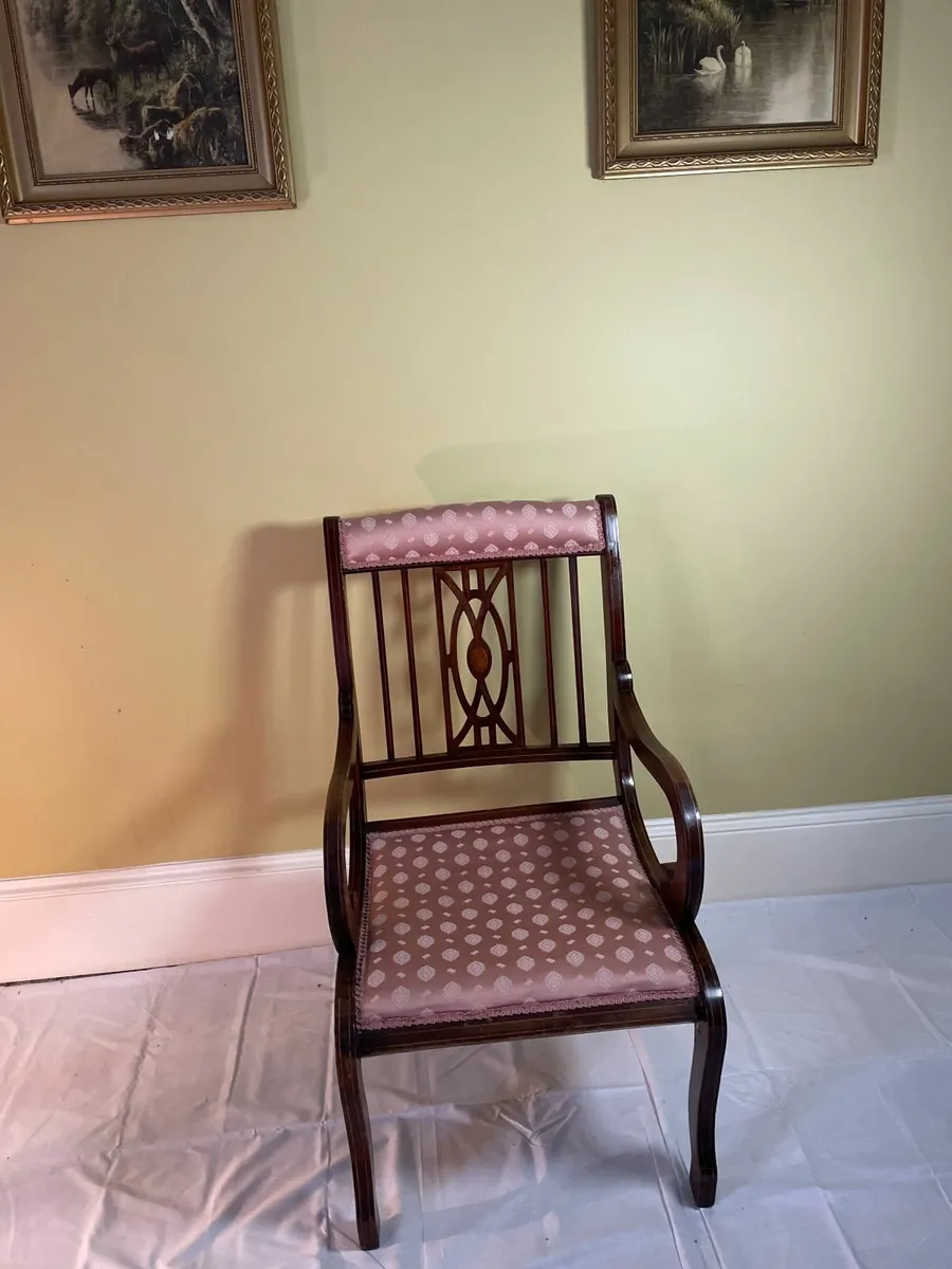 Vintage Salon Armchair - Image 3