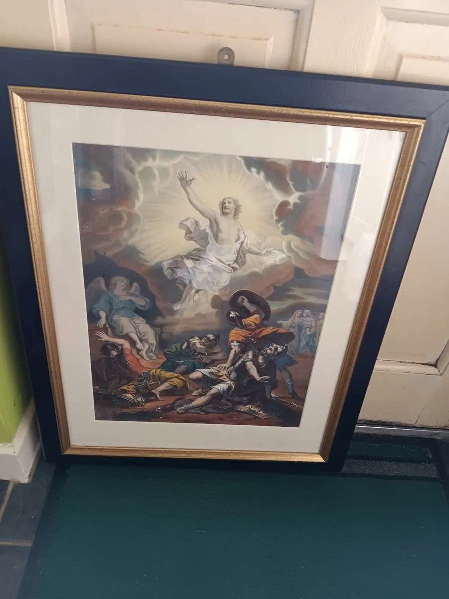 Vintage lithograph holy picture - Image 1