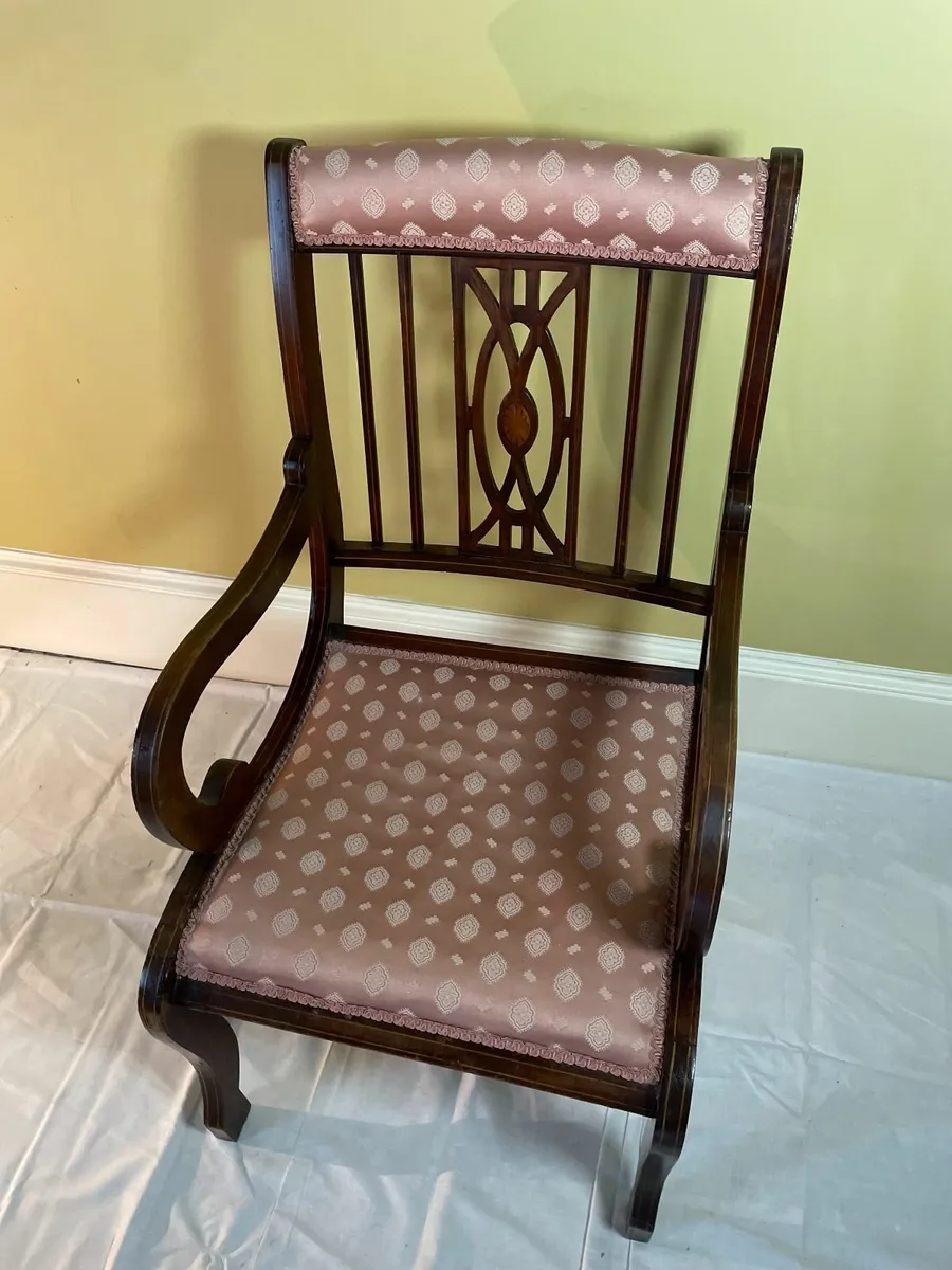 Vintage Salon Armchair - Image 2