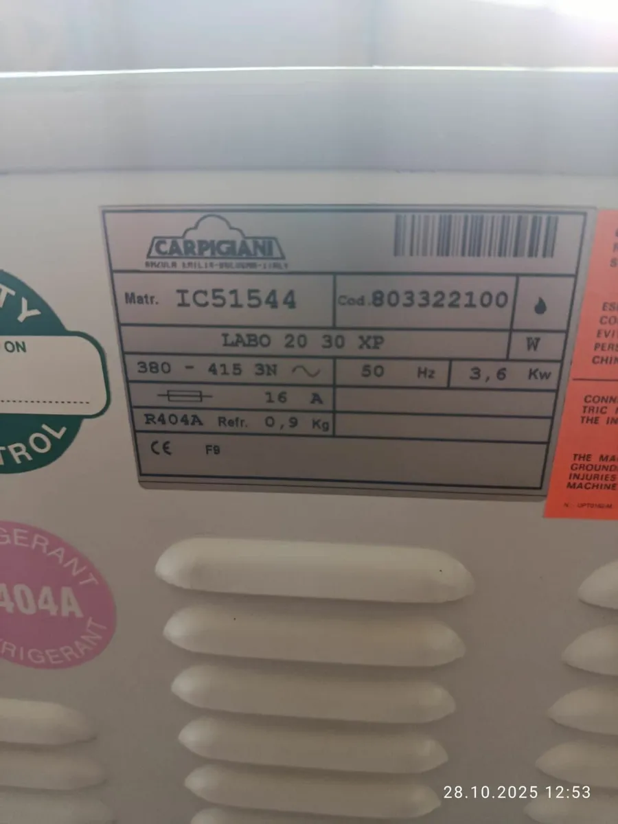 Batch freezer / Ice cream machine and Pasteuriser - Image 3