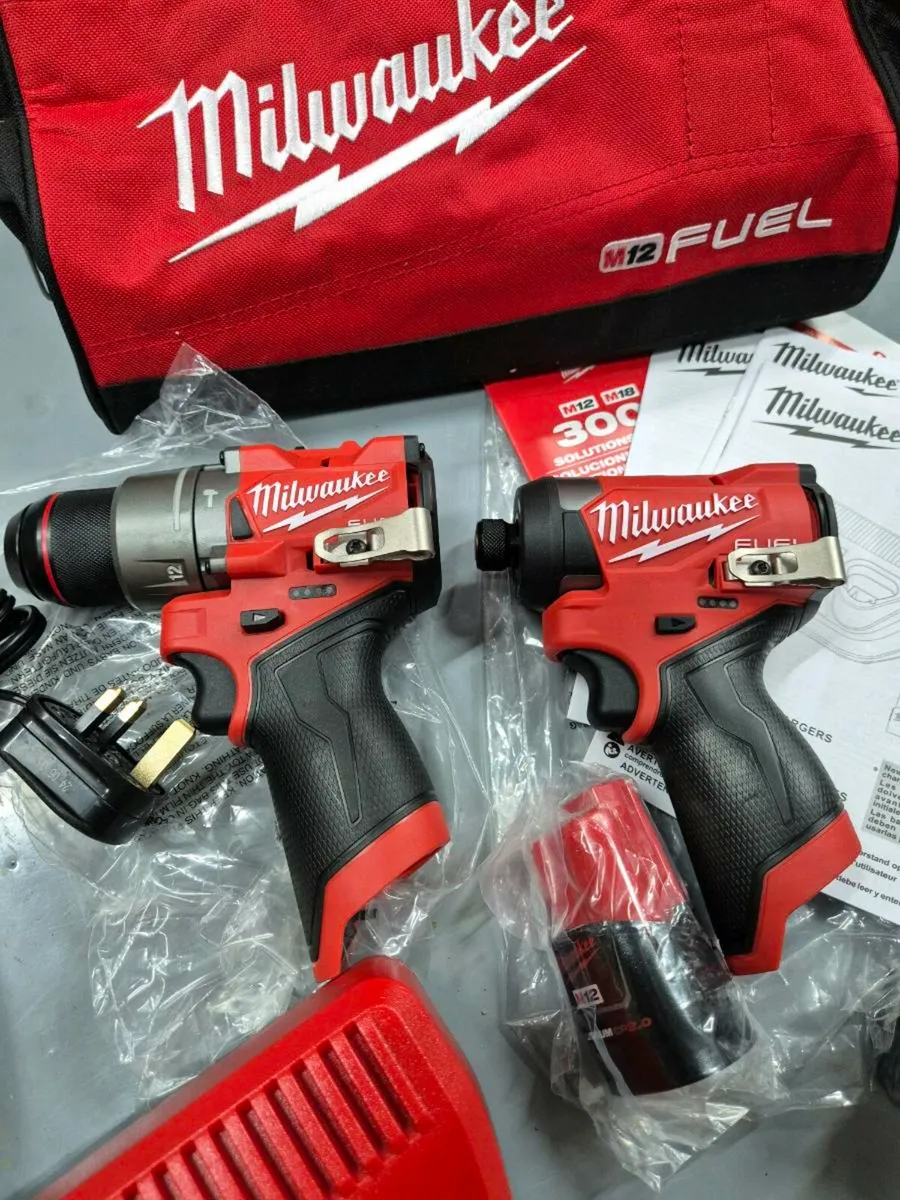 Milwaukee M12 Fuel Combi Drill & Impact Kit - Image 2