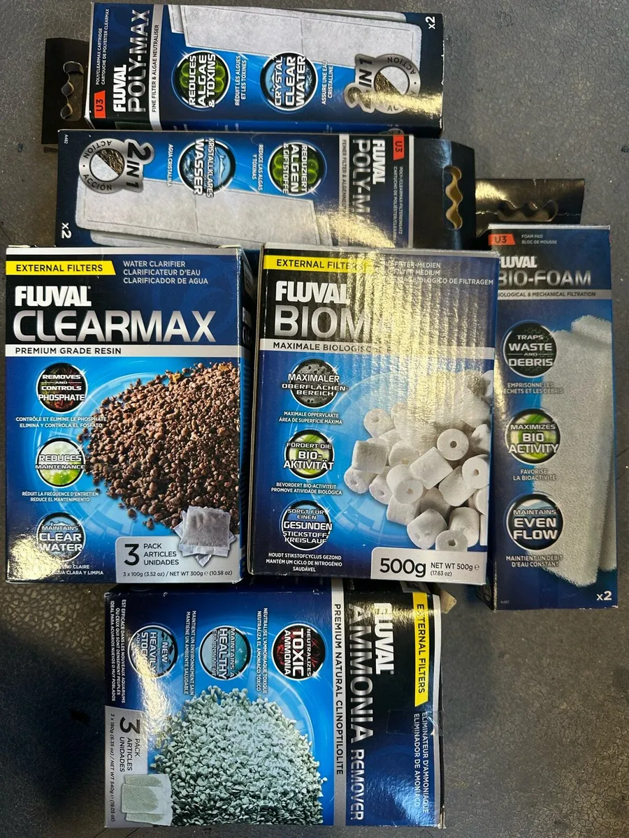 120L Fish tank with fluval 207 filter and spares - Image 4