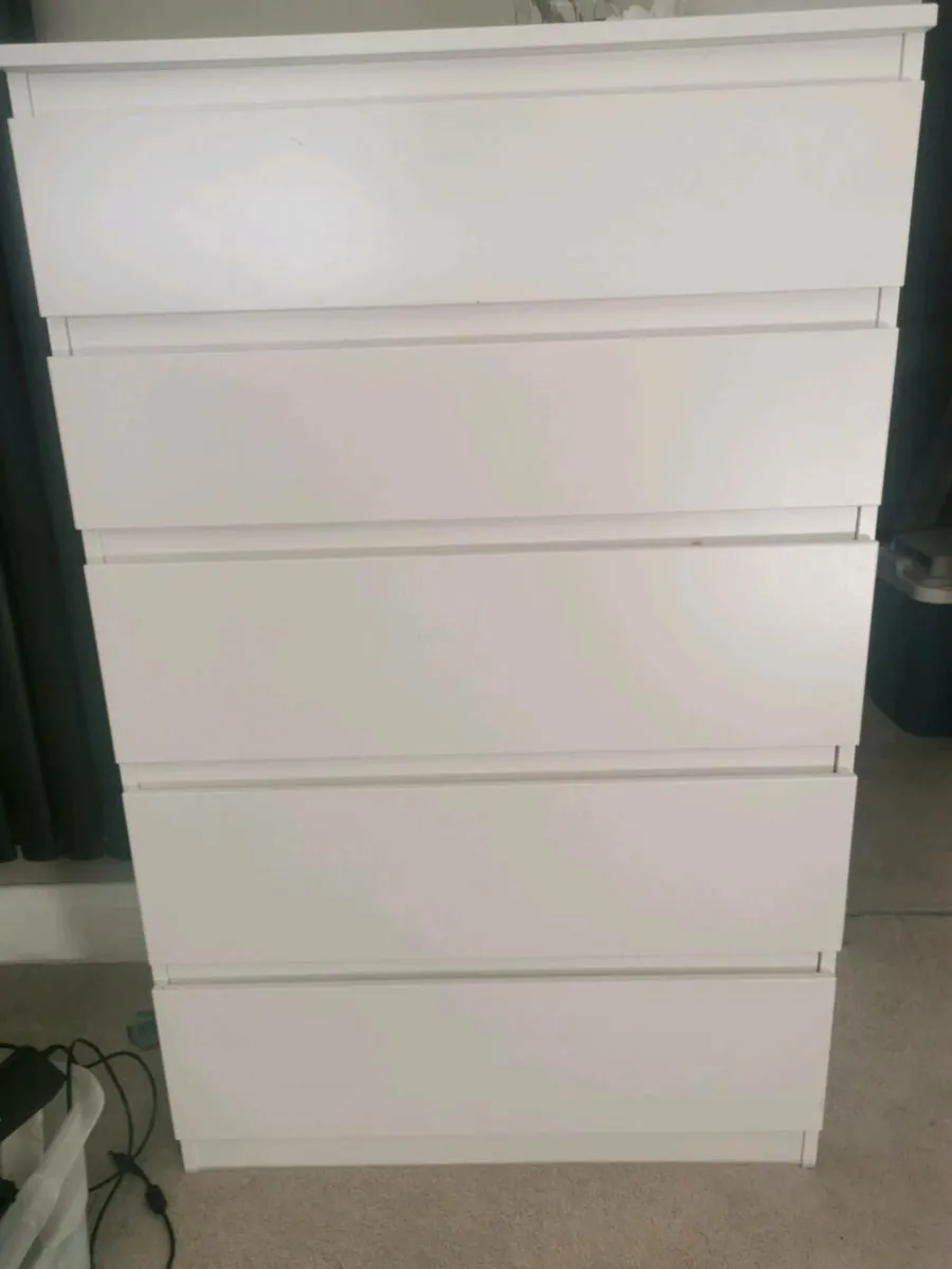 FREE TO TAKE AWAY. 2 x IKEA kullen 5 drawer - Image 1