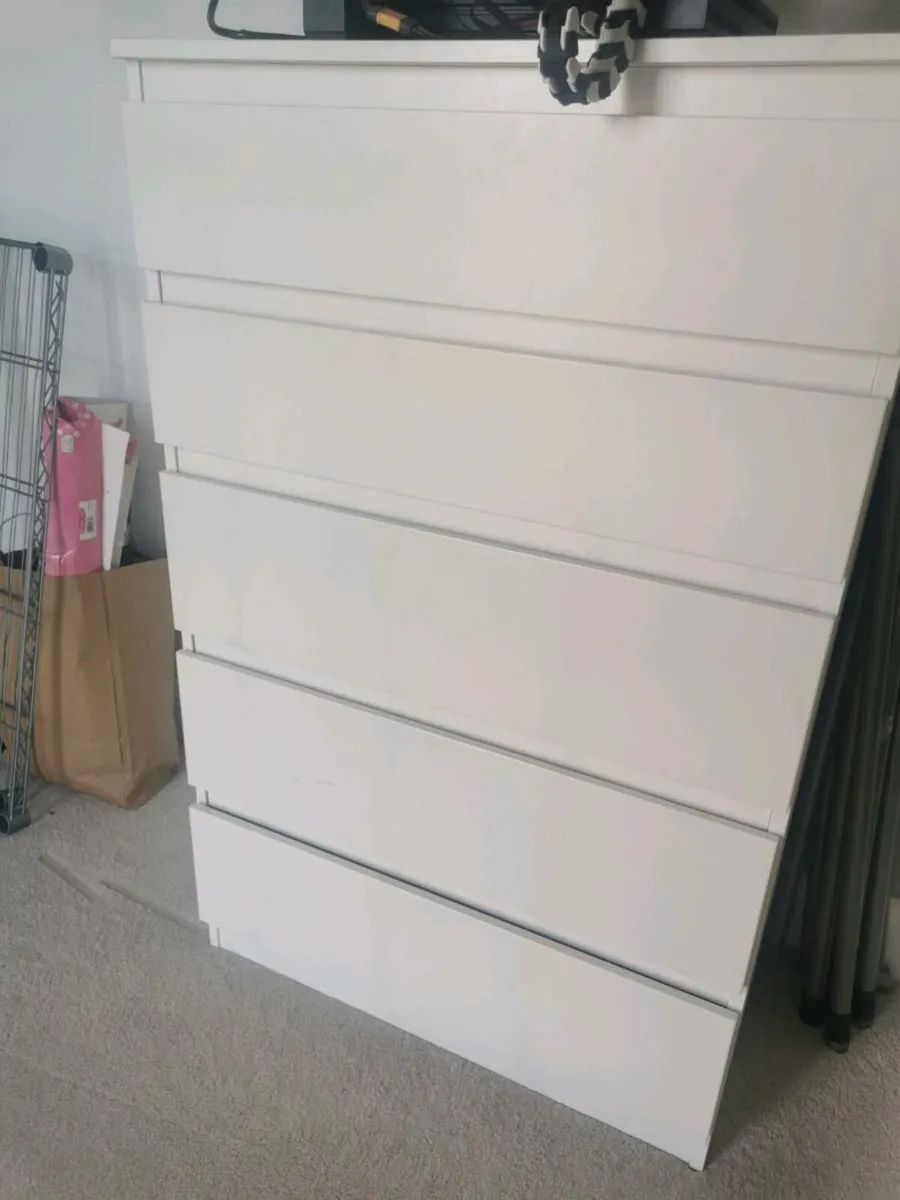 FREE TO TAKE AWAY. 2 x IKEA kullen 5 drawer - Image 2