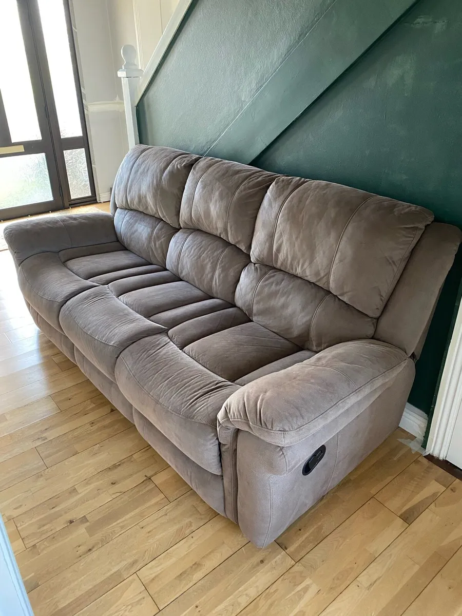 Reclining Couch & Chair Set - Image 1