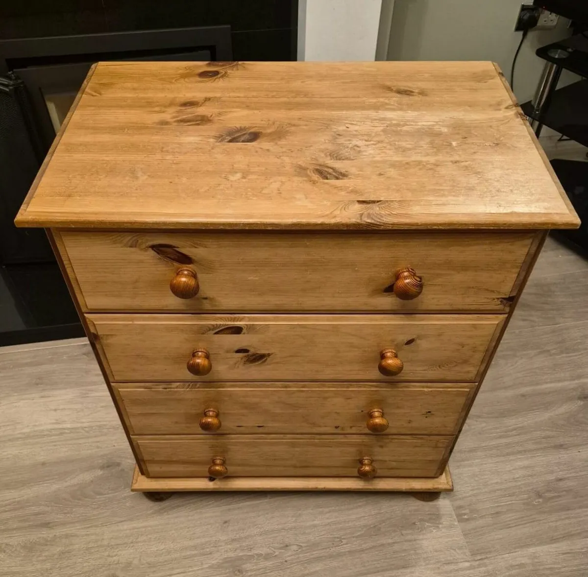 Pine Chest Of Drawers - 4 Drawers - Image 2