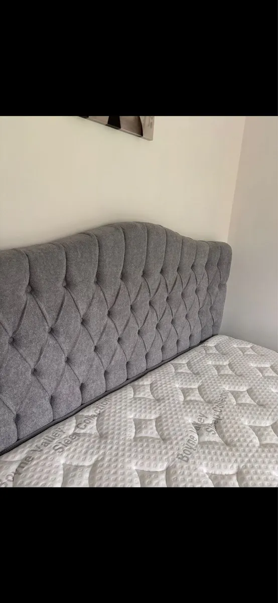 King Size Ottoman Bed with Dual Sided Mattress - Image 2