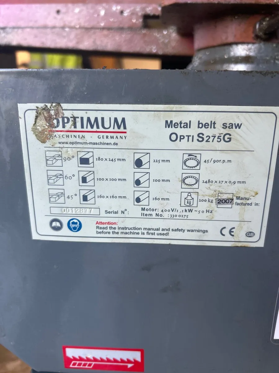 optimum bandsaw - Image 4