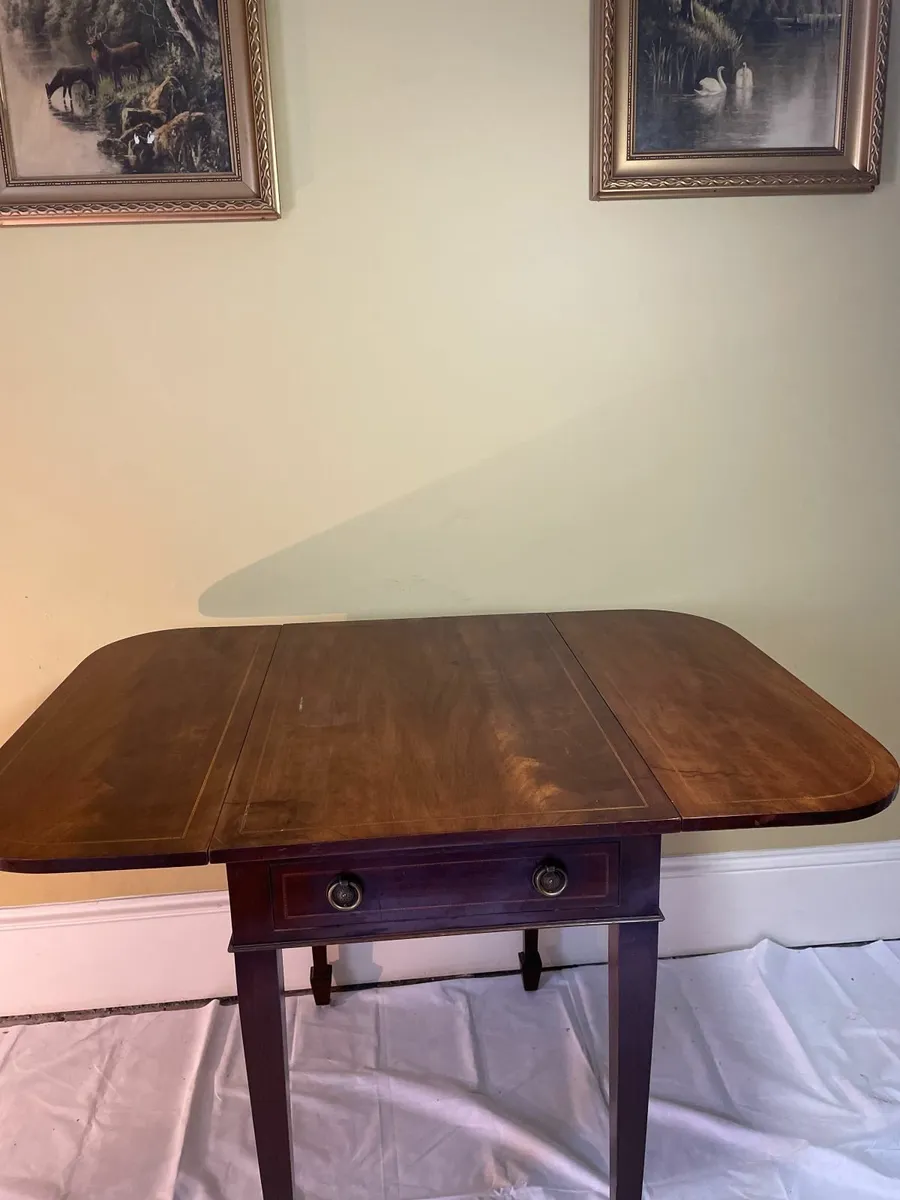 Vintage Drop-Leaf Table - Image 3