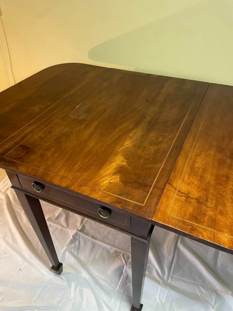 Vintage Drop-Leaf Table - Image 4