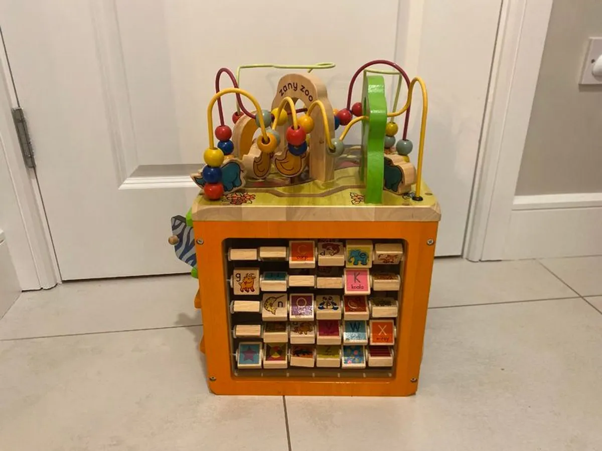 Wooden Activity Cube - Image 2