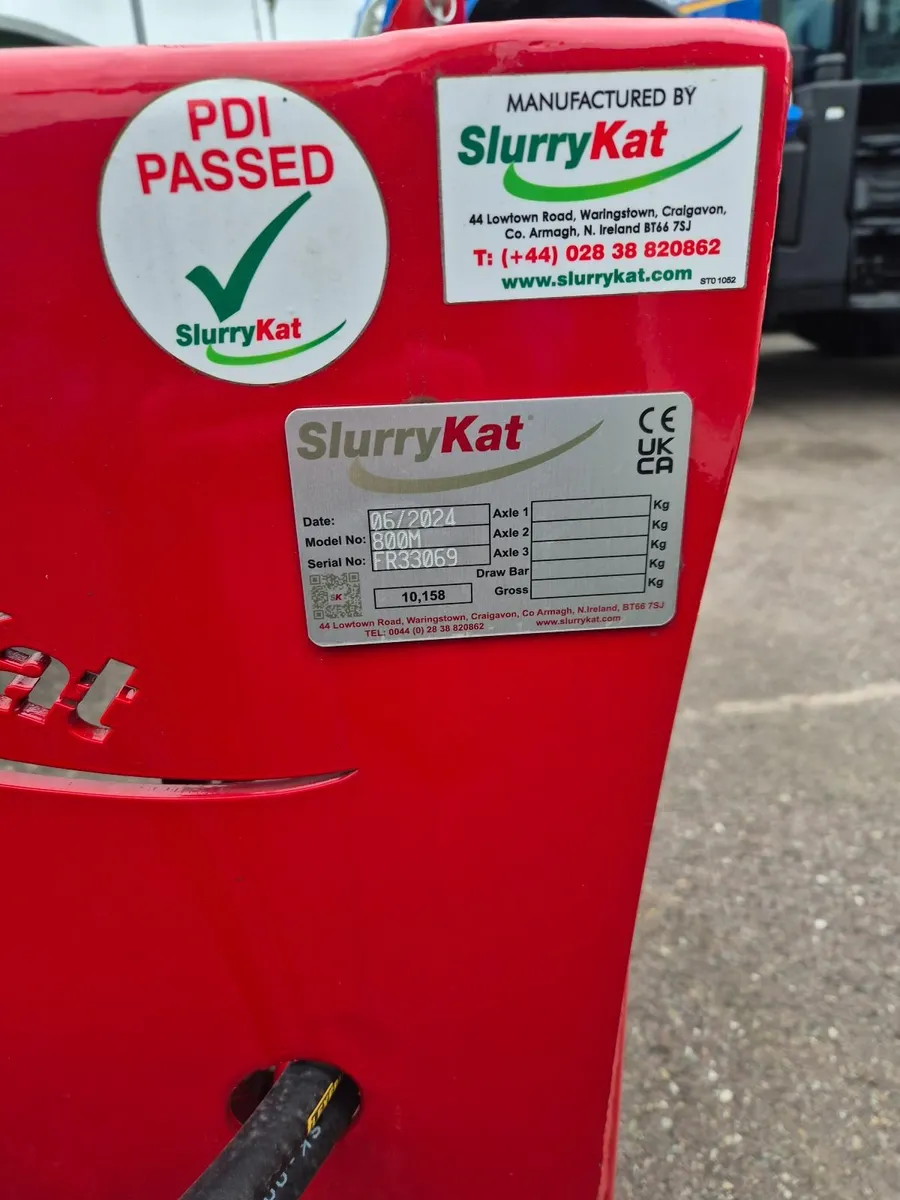 Slurry Kat 800m Front Reeler. - Image 1