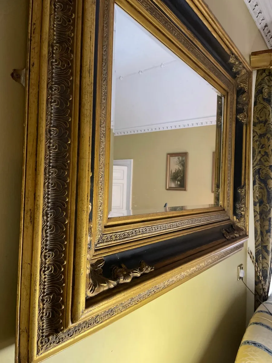 Large Ornate Overmantel Mirror - Image 2