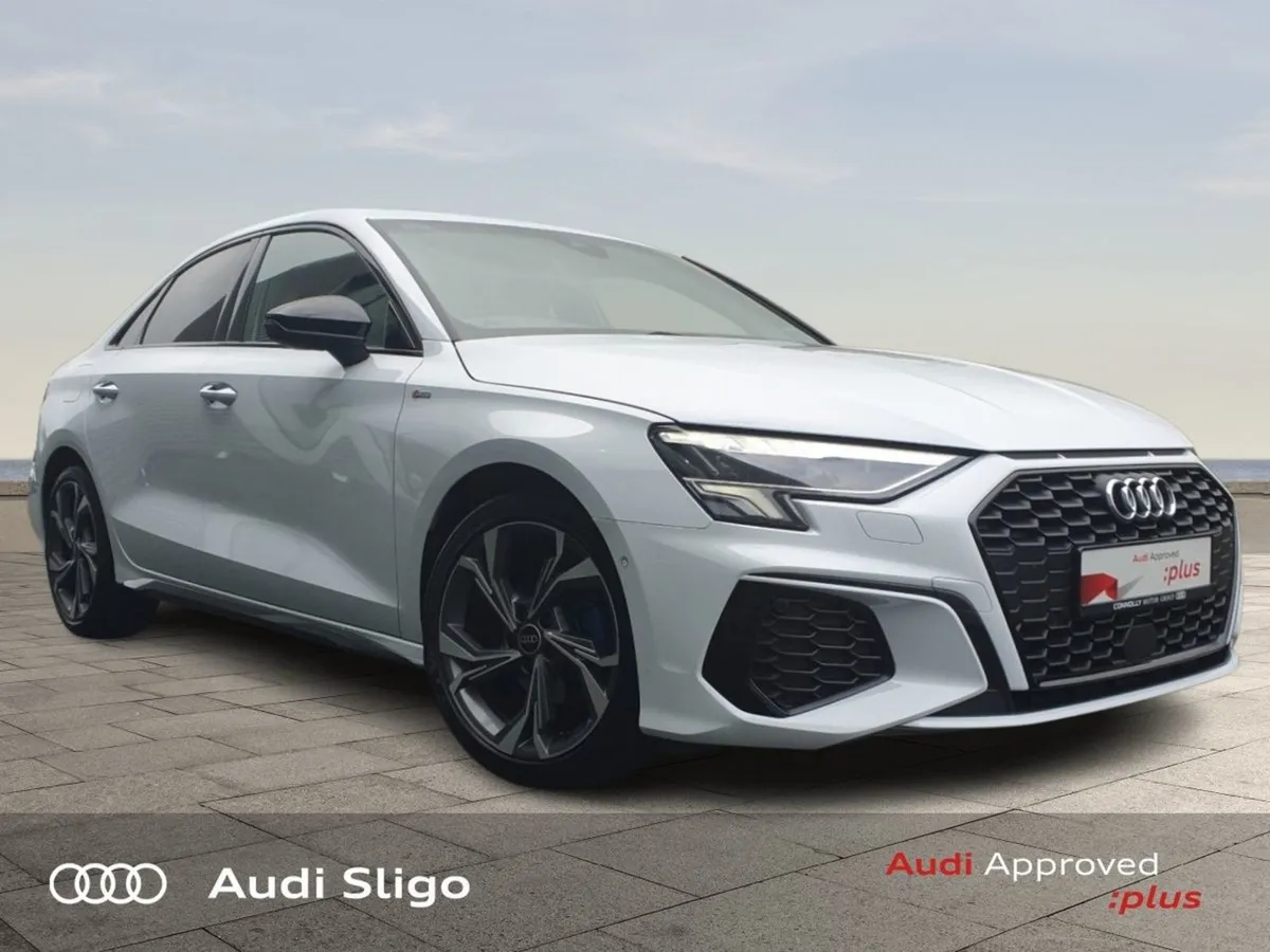 Audi A3 Saloon 1.0tfsi 110HP S Line Black Pack He - Image 1