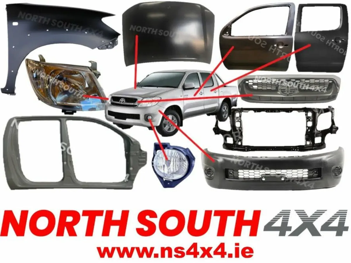 Toyota Hilux Parts and Accessories 2005 to 2015 - Image 2