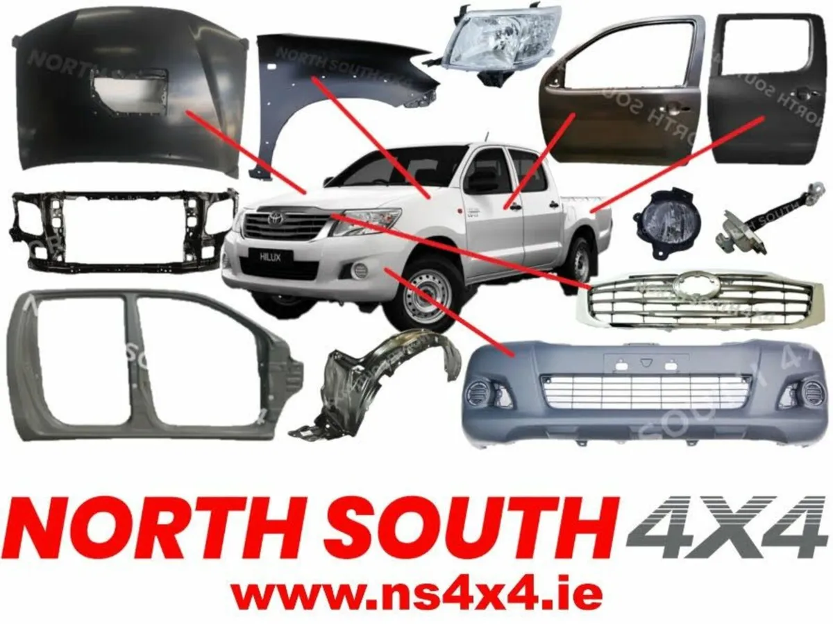 Toyota Hilux Parts and Accessories 2005 to 2015 - Image 3