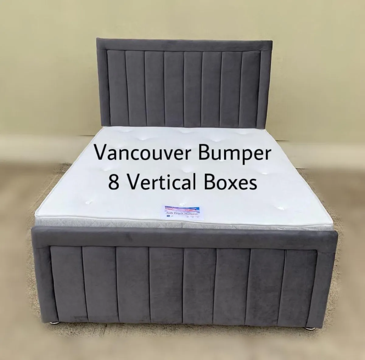 Bumper sandy divan beds and mattress - Image 1