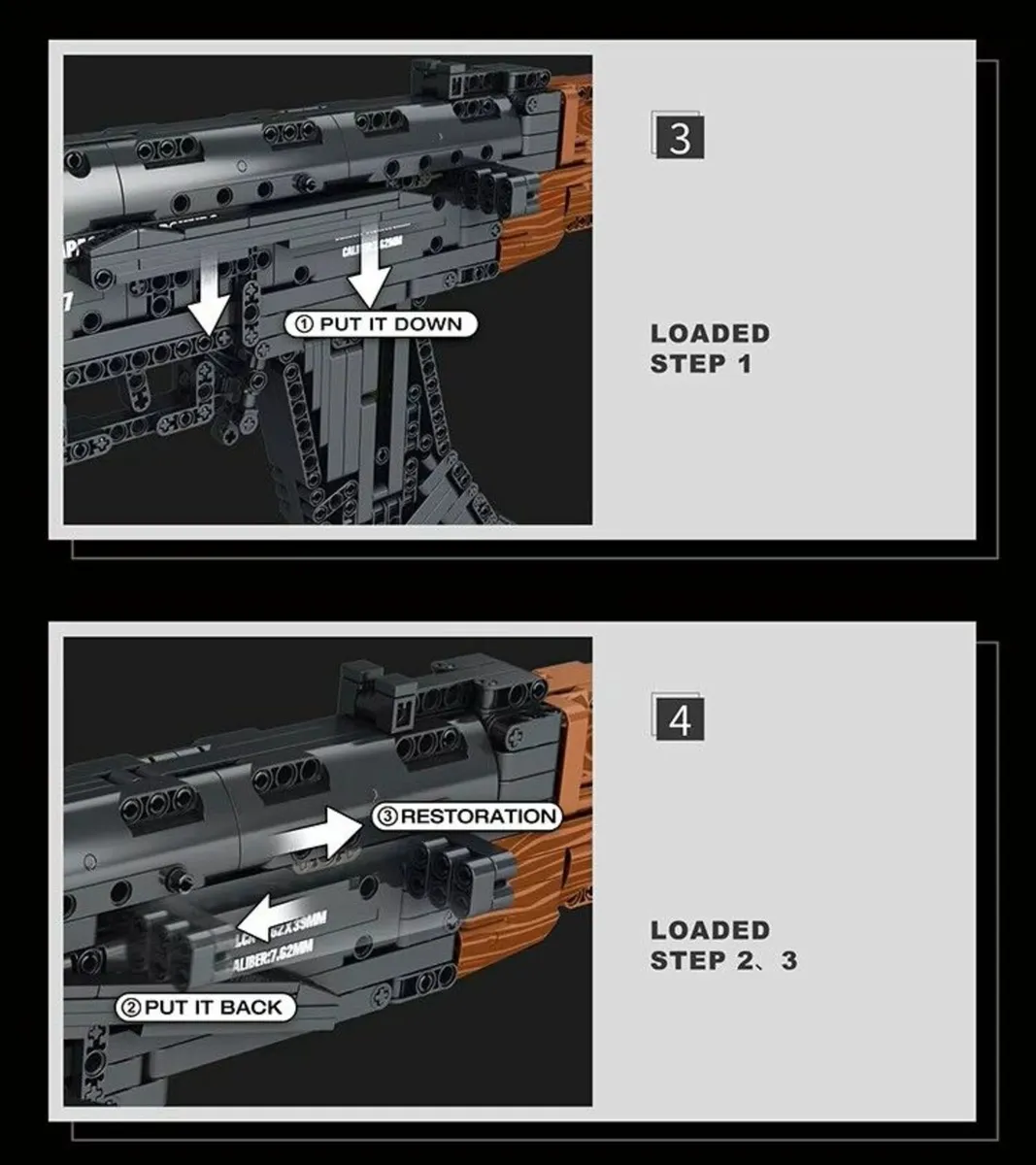 Lego AK47 Puzzle Brick Builder Toy - Image 3