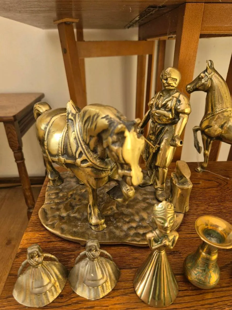 vintage brass ornaments - Image 2