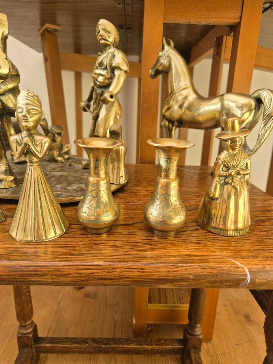 vintage brass ornaments - Image 4