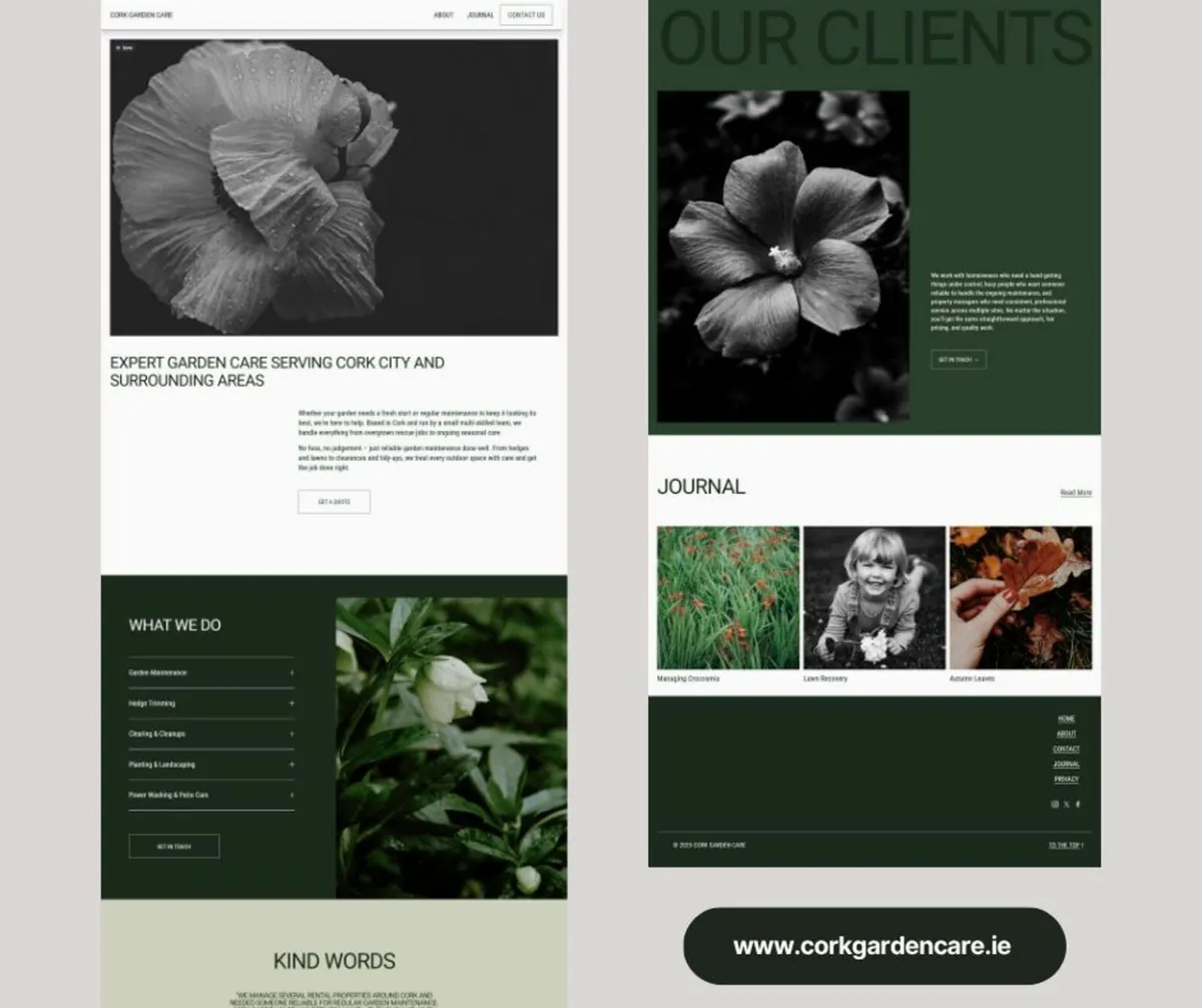 Garden Maintenance Website + Domain For Sale - Image 4