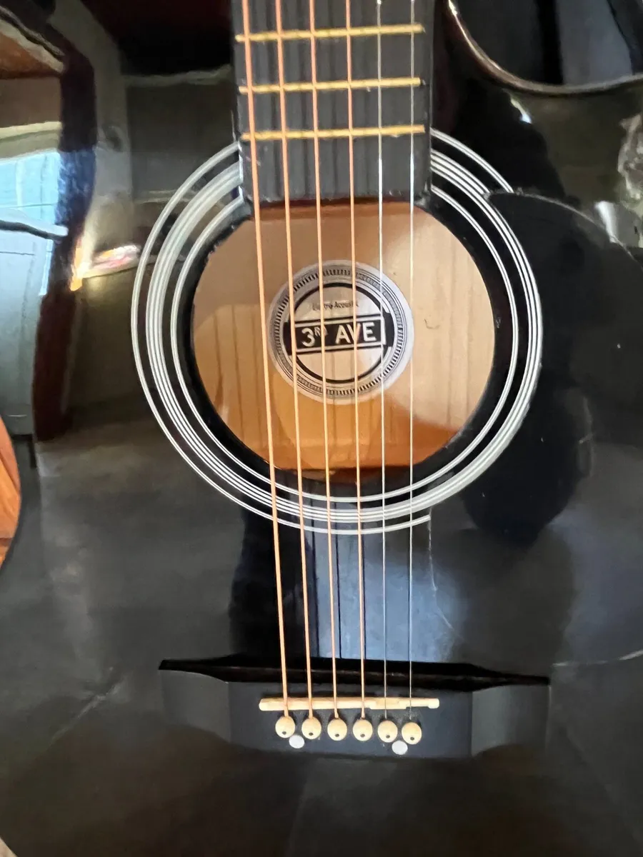 Electric Acoustic Guitar and Amplifier - Image 2