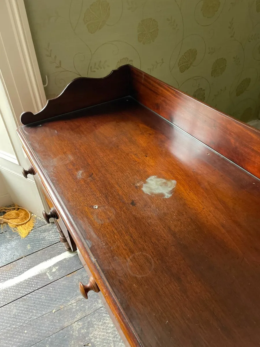 Antique Mahogany Sideboard (Heat Damage) - Image 4