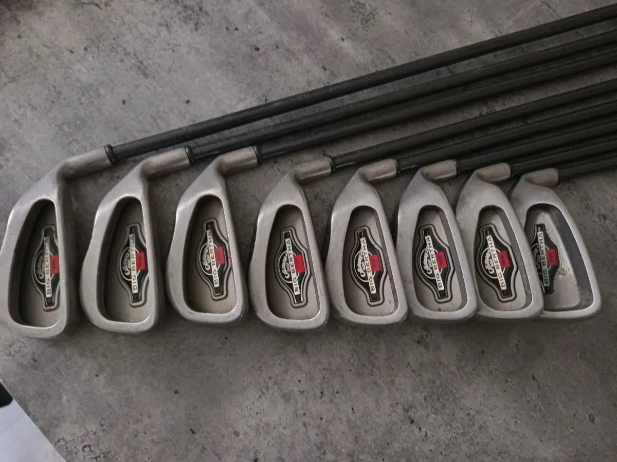 Callaway big Bertha golf irons. Right handed club - Image 2