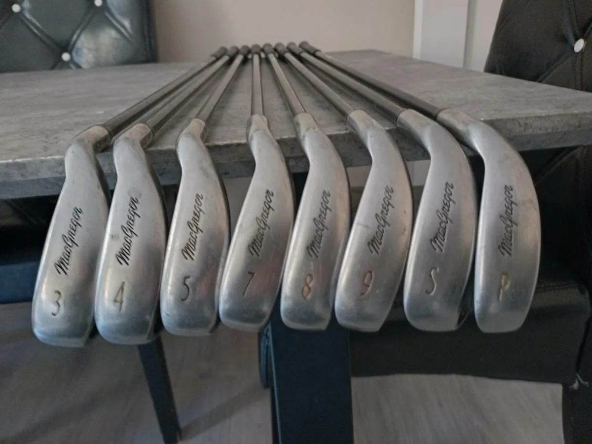 McGregor golf irons. Right handed clubs. - Image 1