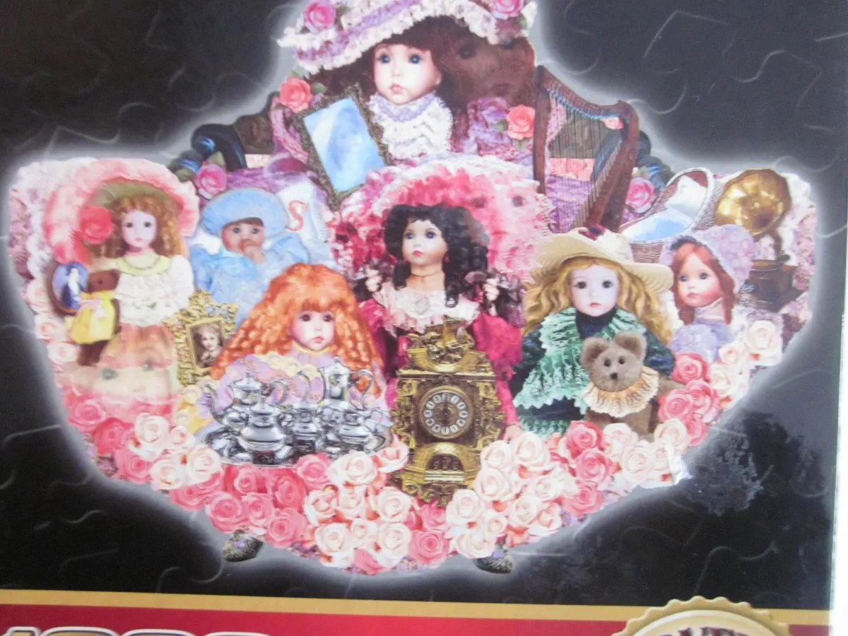 Vintage Sure Lox Shaped Doll Porcelain 1000 Jigsaw - Image 4