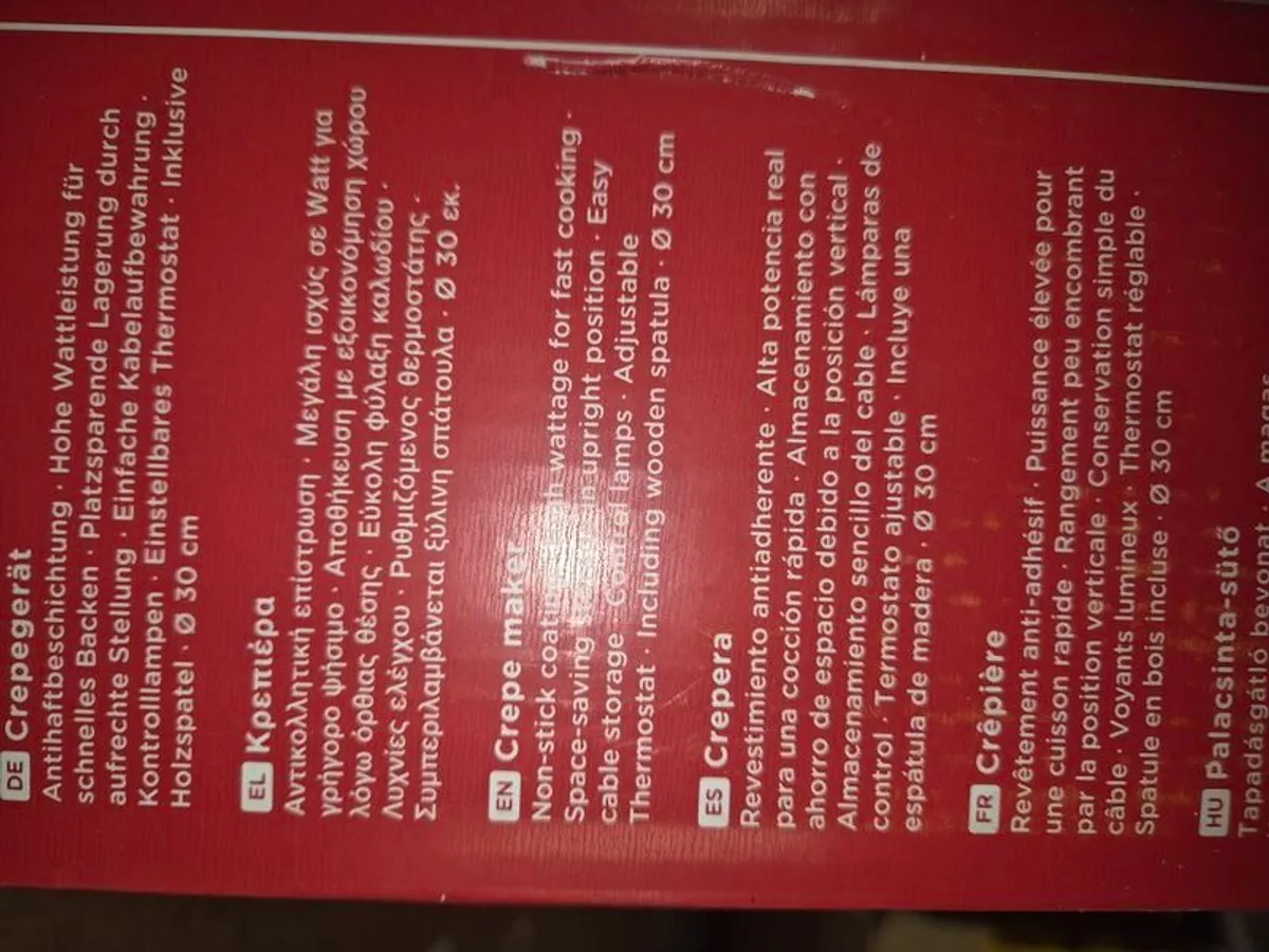 Electric crepe maker - Image 2