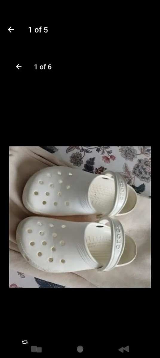 White crocs - Image 1