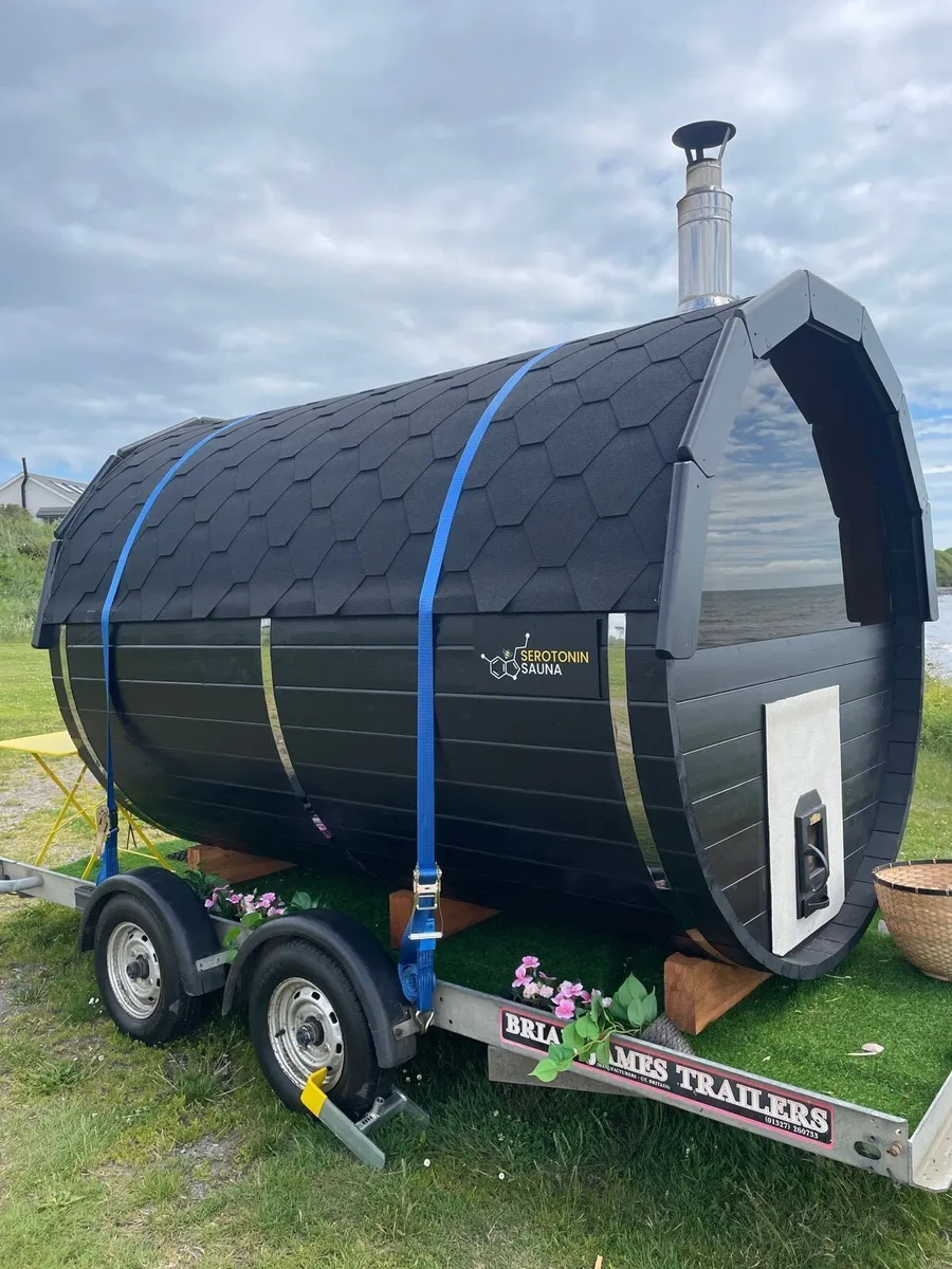 Mobile Barrel Sauna - Image 1