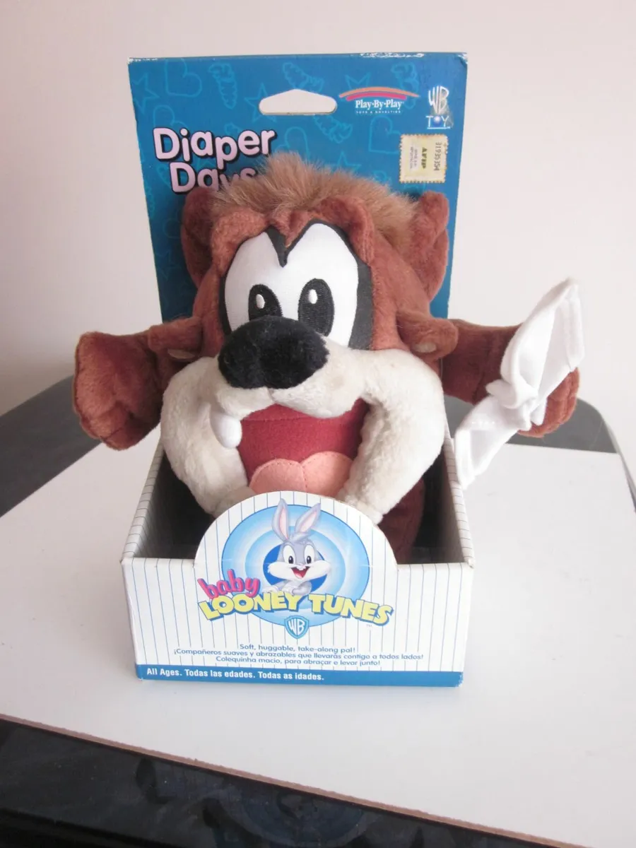 Taz Baby Looney Tunes Diaper Days Doll - Image 1