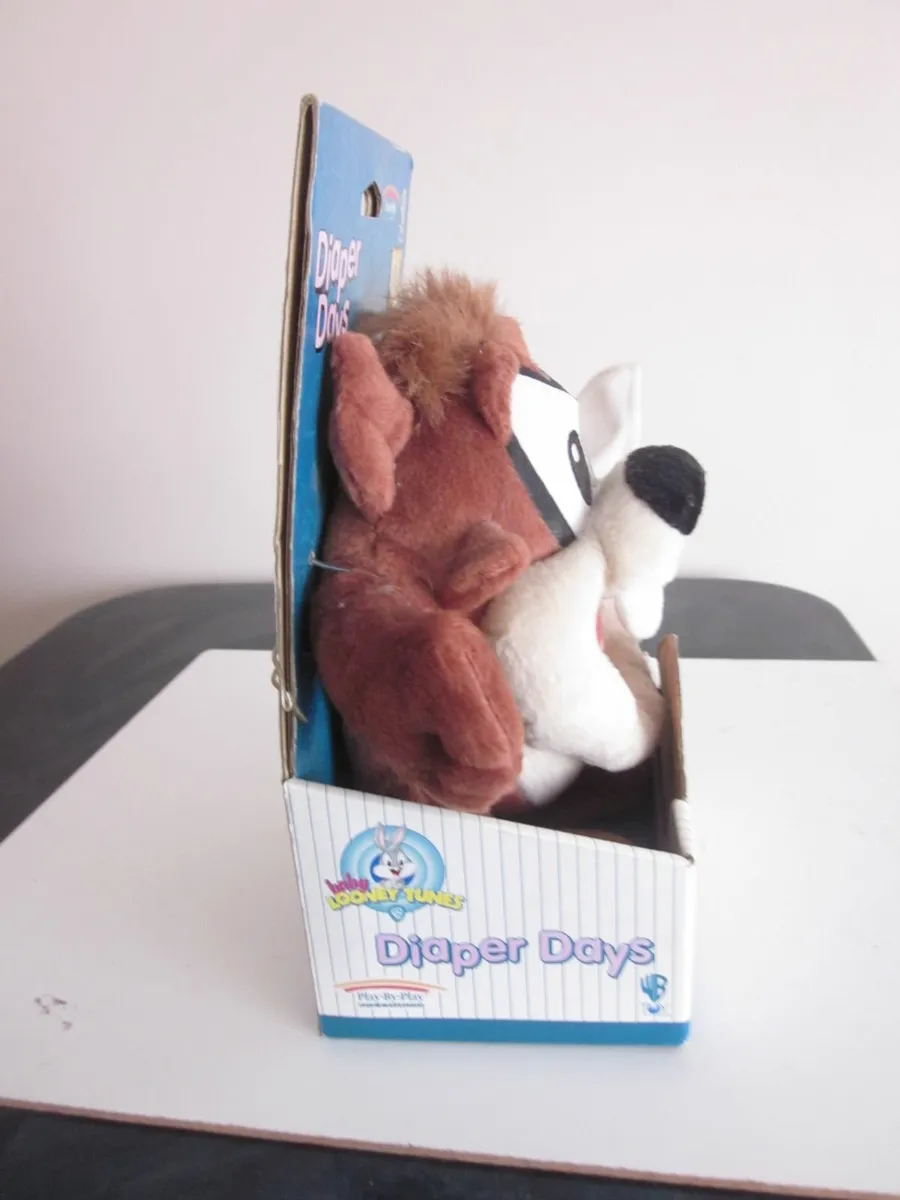Taz Baby Looney Tunes Diaper Days Doll - Image 3