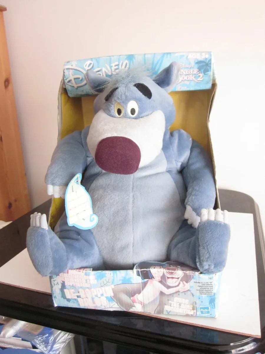Disney JungleBook Be-Boppin BALOO Bear Talks/Sings - Image 1