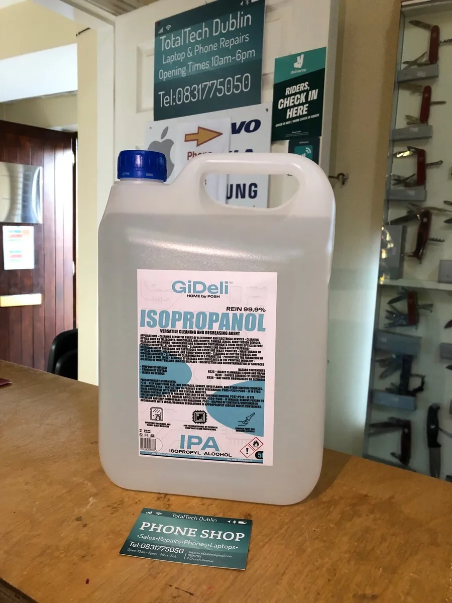 5L Isopropyl IPA Cleaning Agent Electronics - Image 1
